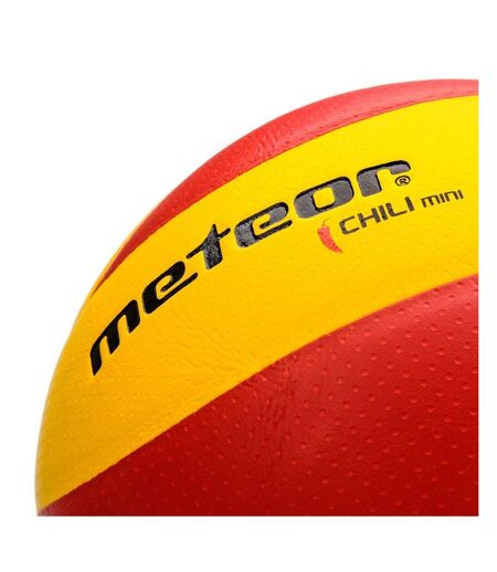 Ballon De Volley-ball Chili Mini Jaune Rouge Meteor