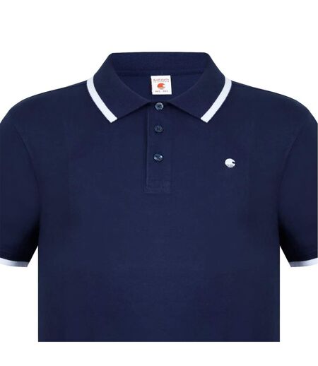 Polo Motif/style Signature Homme Bleu Marine SoulCal