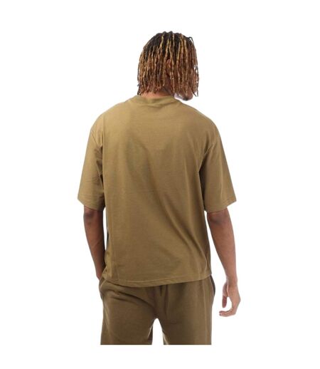 Mens Signature Logo Oversized T-shirt Olive Hype