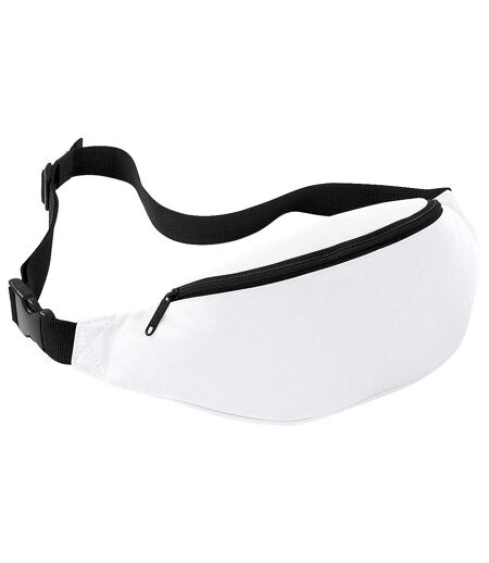 Bagbase Adjustable Fanny Pack (84 fl oz) (White)