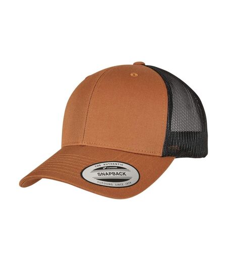Casquette Trucker Caramel Noir Classic