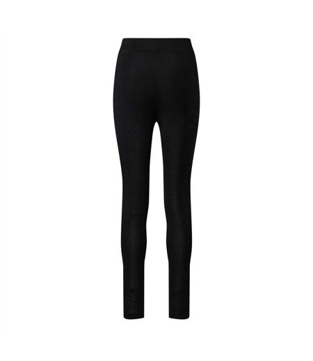 Legging Motif/style Logo Brodé Femme Noir Gym King