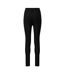 Legging Motif/style Logo Brodé Femme Noir Gym King-3