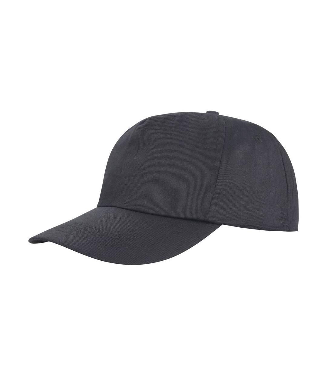 Casquette 5 panneaux adulte - RC080X - noir-1