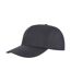 Casquette 5 panneaux adulte - RC080X - noir-1