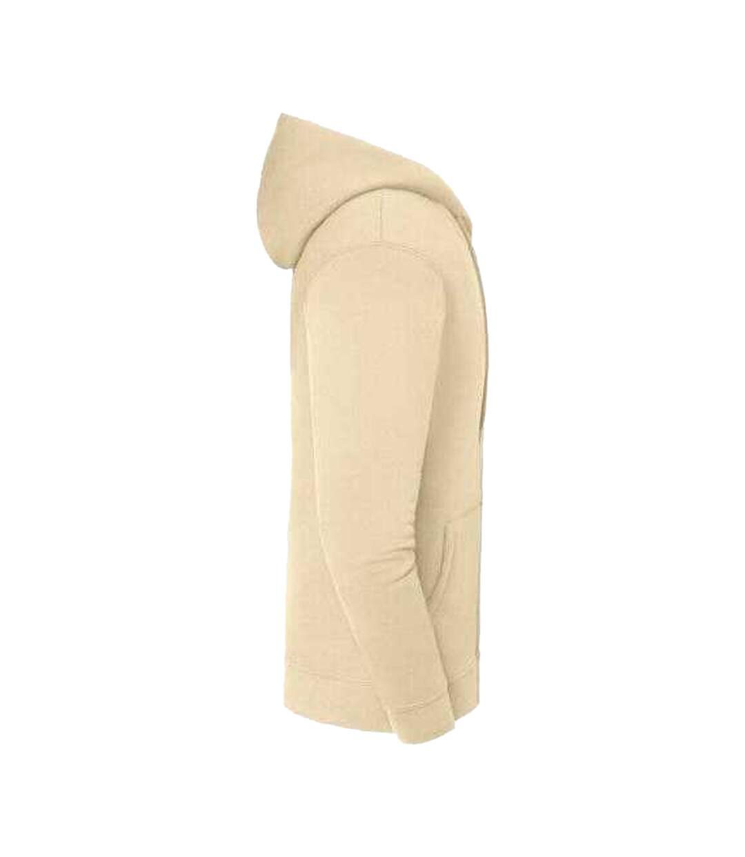 Veste Unie À Capuche Ajustable Iconic Premium Adulte Beige Fruit Of The Loom-4