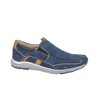 Roamers Mens Nubuck Superlight Casual Shoes (Navy) - UTDF2370