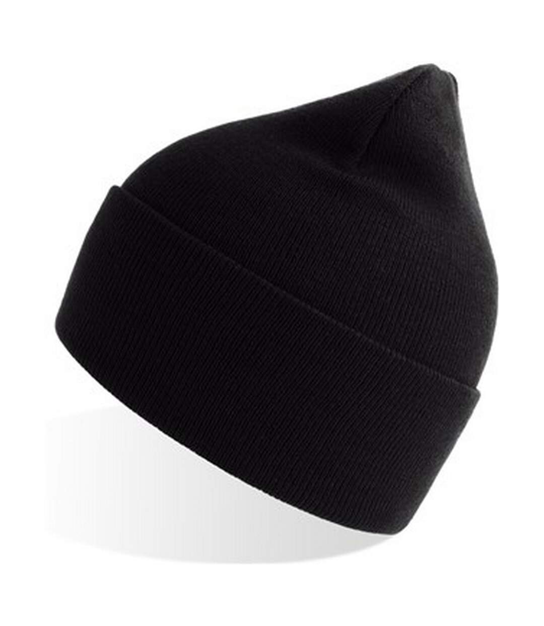Unisex adult pure recycled beanie black Atlantis-3