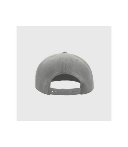 Atlantis Snap Back Flat Visor 6 Panel Cap (White/Black)