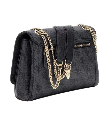 Sac à bandoulière noir/doré femme guess noelle