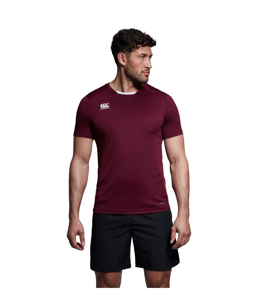 Mens Club Dry T-shirt Maroon Canterbury-4