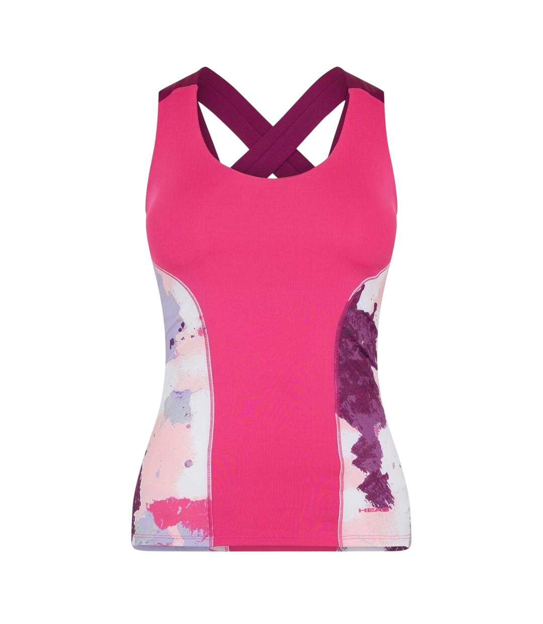 Débardeur Motif/style Imprimé Graphique Vision Femme Rose Head-1