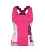 Débardeur Motif/style Imprimé Graphique Vision Femme Rose Head-1