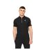 Polo Manches Raglan Cresswell Homme Noir Crosshatch-2