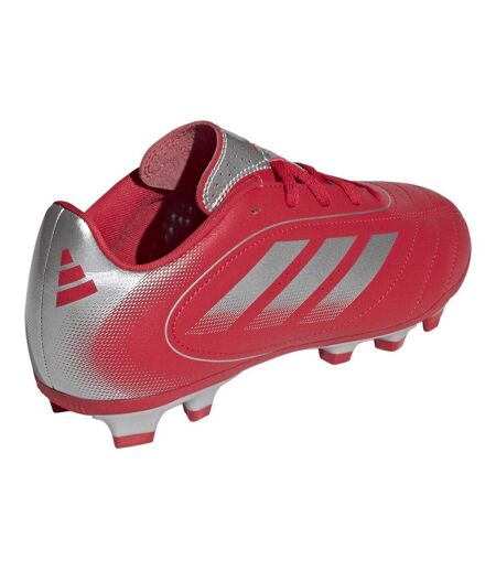 Chaussures De Foot Pour Terrain Ferme Motif/style 3 Rayures Goletto Enfant Rouge Argenté Adidas