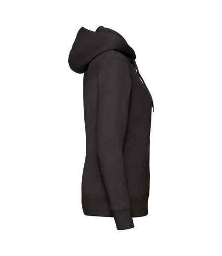 Sweat À Capuche Premium Sweat Femme Noir Fruit Of The Loom