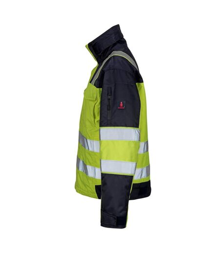 Veste Hiver Safe Image Adulte Jaune Bleu Marine Mascot