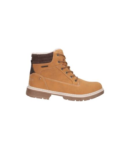 Mountain Warehouse Mens Oslo Thermal Waterproof Walking Boots (Light Brown) - UTMW2327