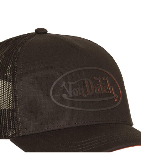 Casquette baseball filet avec print Rubber 3D Log24 Vondutch