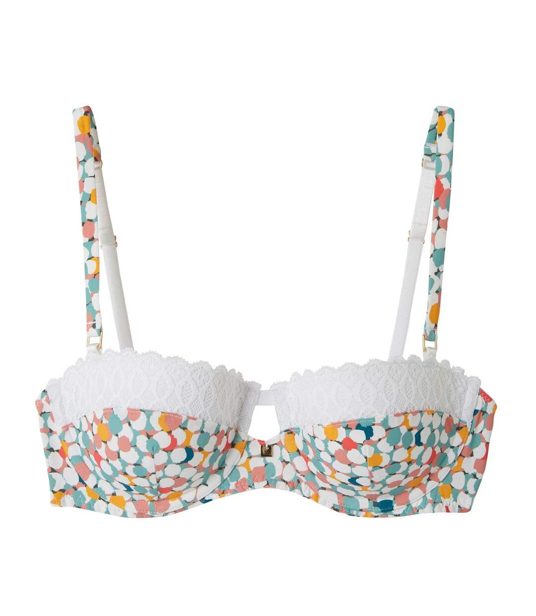 Soutien-gorge ampliforme coque moulée imprimé Meringue