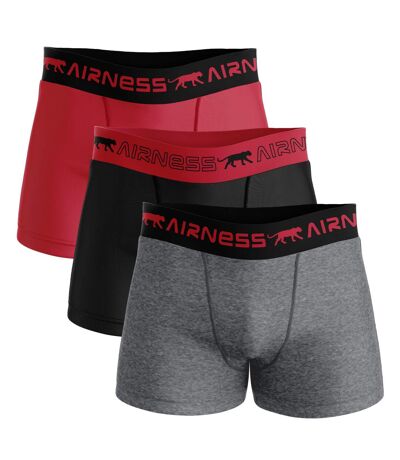 Boxer BLACK & RED (lot de 3)