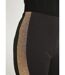 Legging taille élastiquée côtés brillants-4