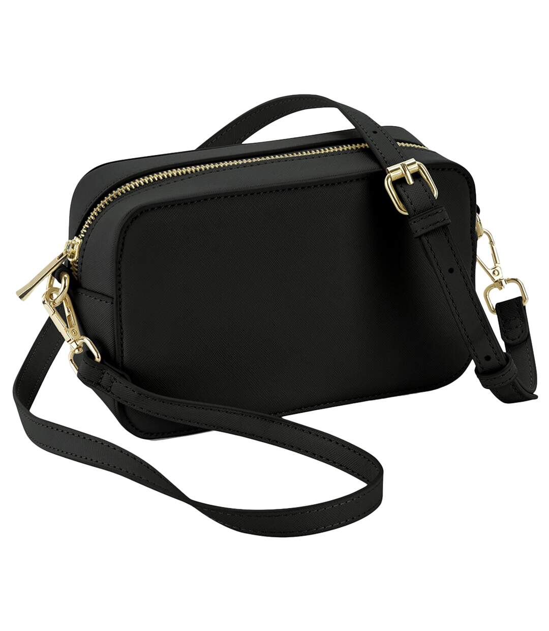 Womens/ladies boutique crossbody bag one size black Bagbase-1