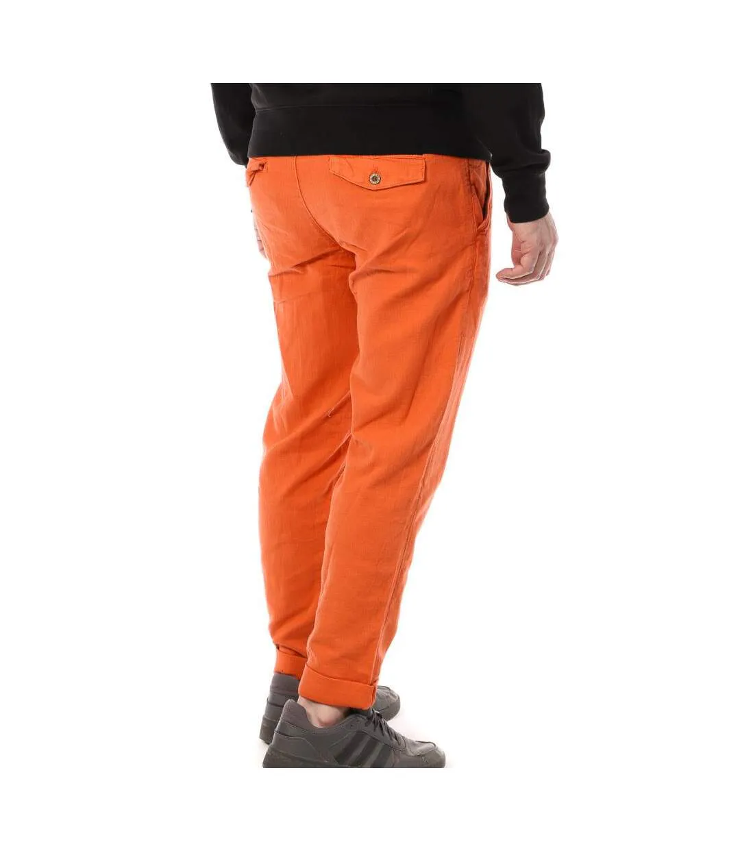 Pantalon orange homme american people menphis-2