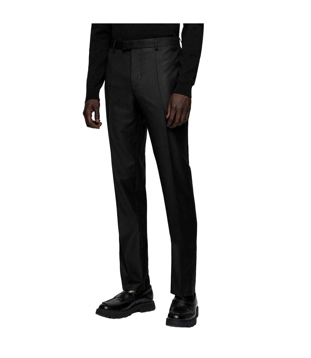 Mens T-lone Regular Trousers Black Boss-1