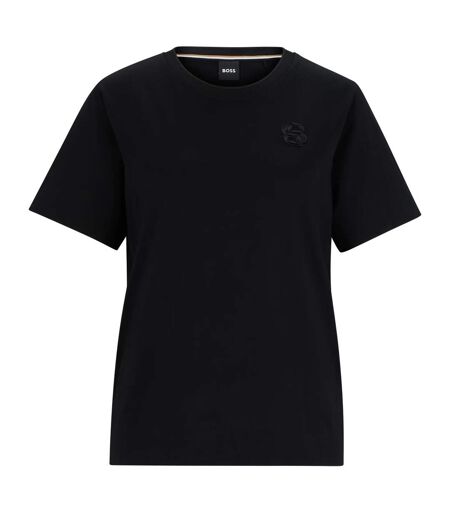 T-shirt Femme Noir Boss