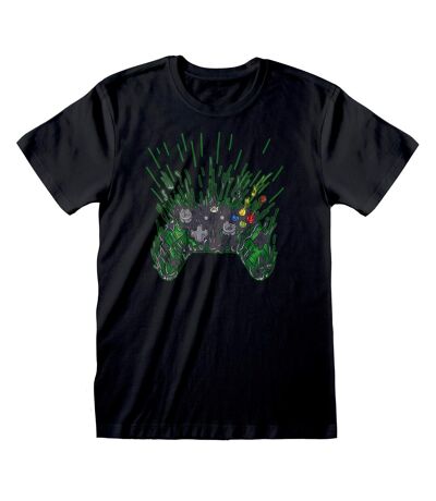 Xbox Unisex Adult Controller T-Shirt (Black/Green)