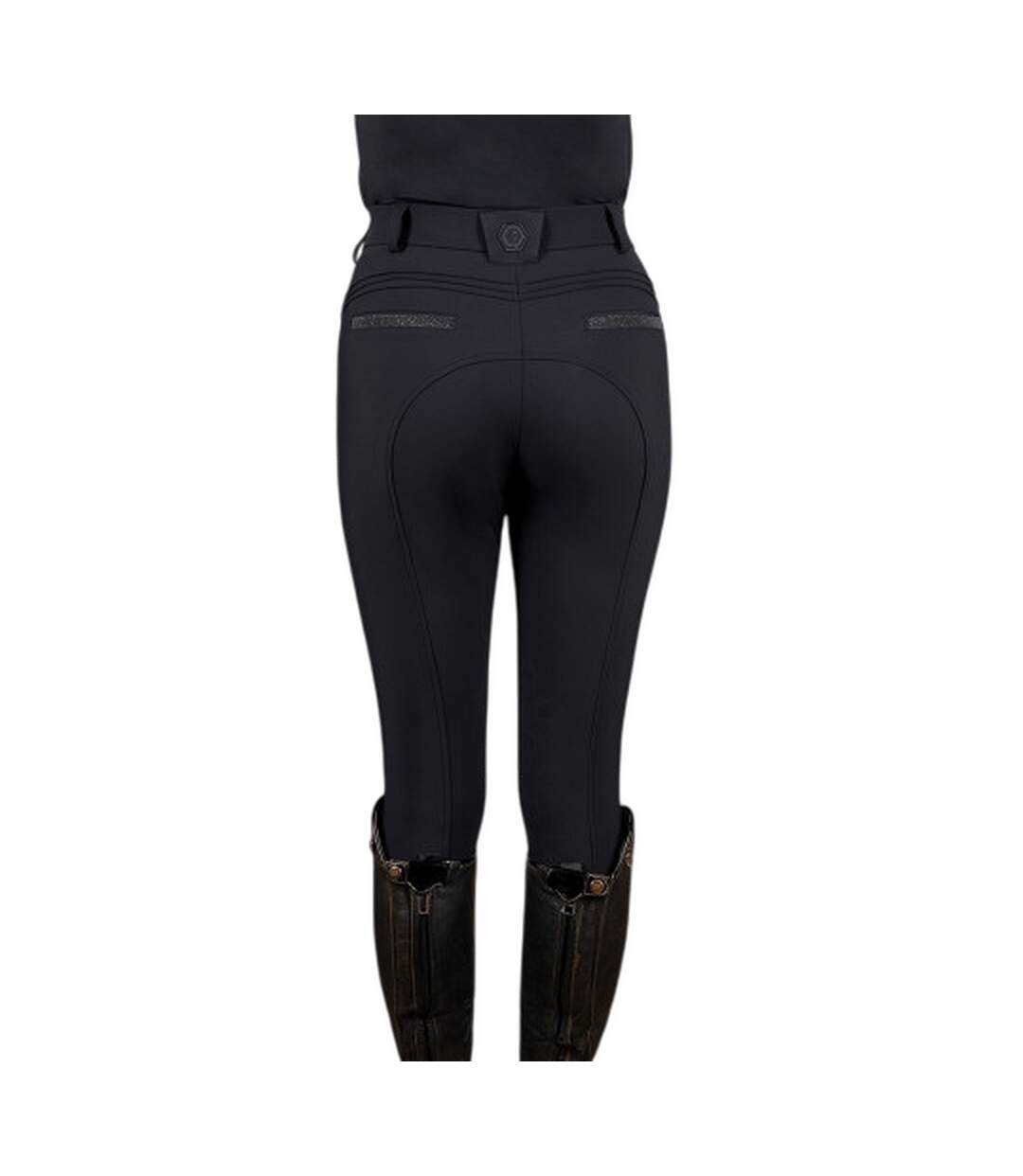 Pantalon D´équitation Style Scintillant Hamilton Femme Noir Coldstream-2