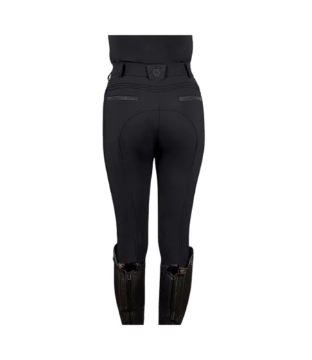 Pantalon D´équitation Style Scintillant Hamilton Femme Noir Coldstream