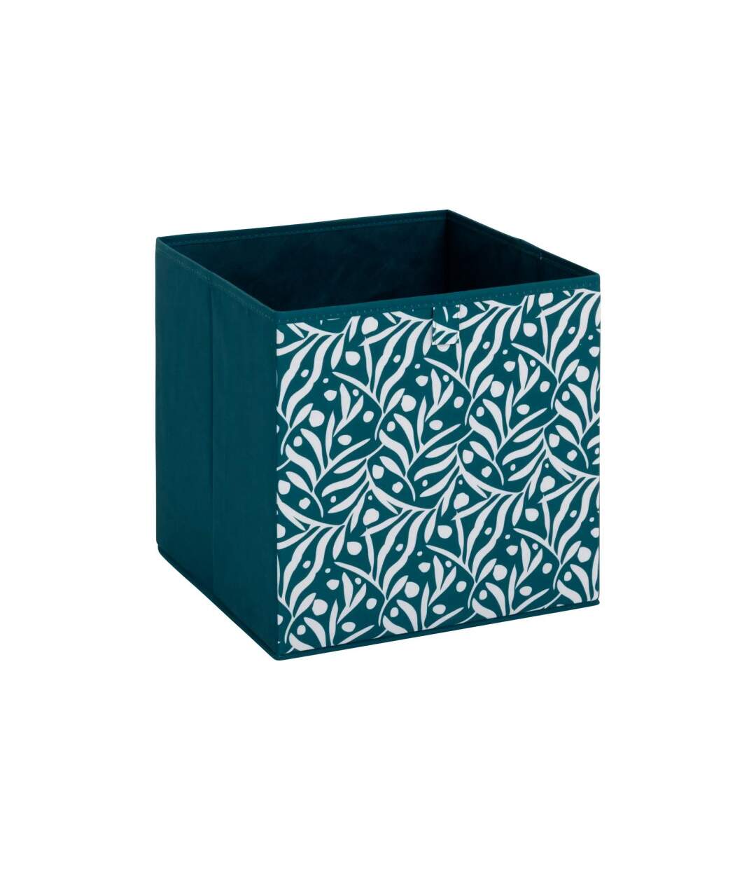 Boîte de Rangement Réversible Lauria 31x31cm Bleu Pétrole-1