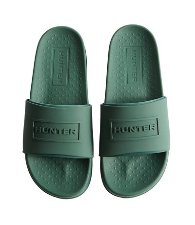 Claquettes core femme vert foncé Hunter