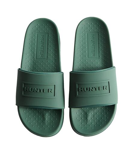 Claquettes core femme vert foncé Hunter