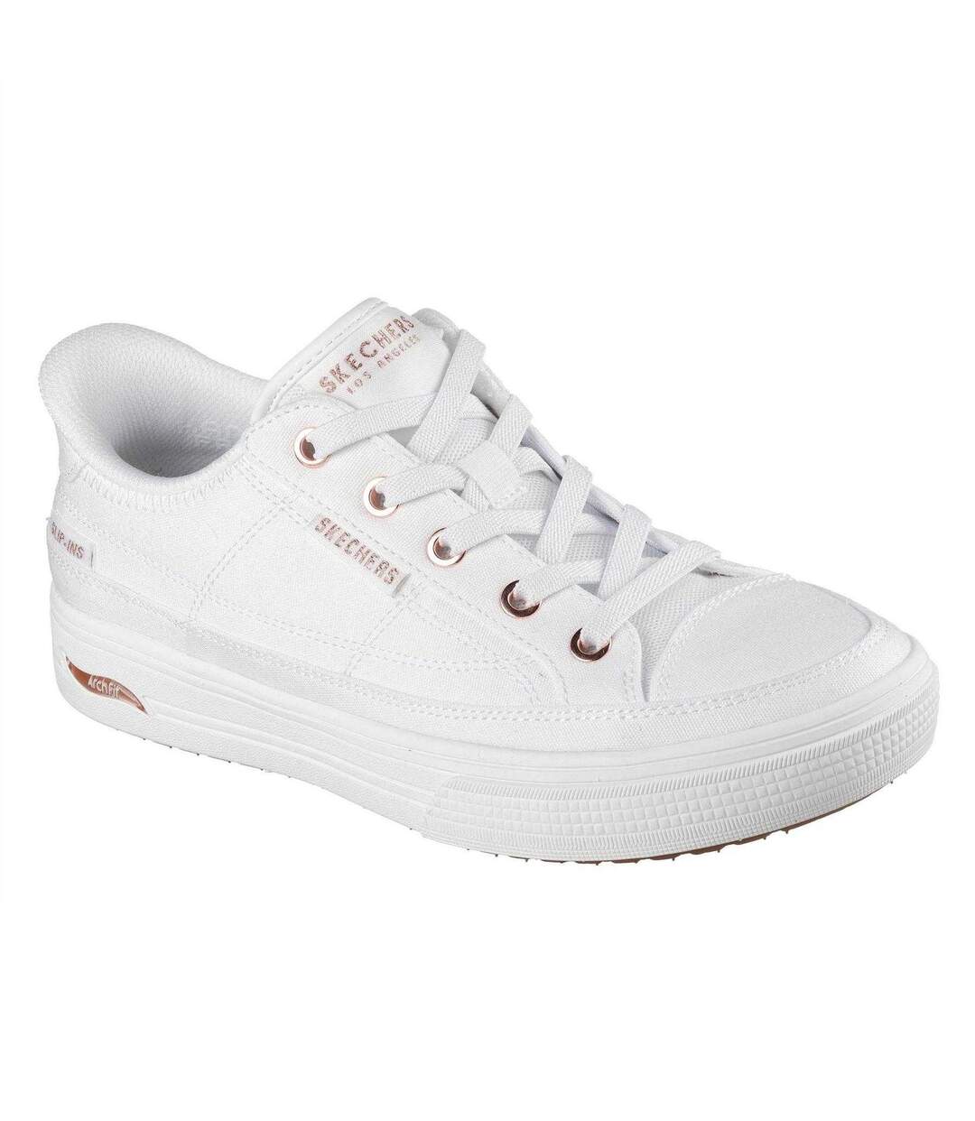 Baskets Arcade Meet Ya There Femme Blanc Skechers-1