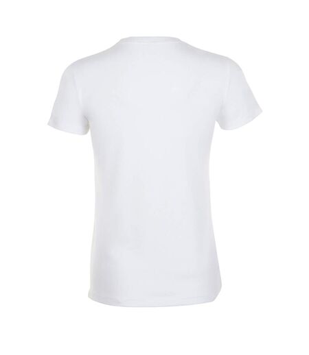 SOLS Womens/Ladies Regent Short Sleeve T-Shirt (White) - UTPC2792