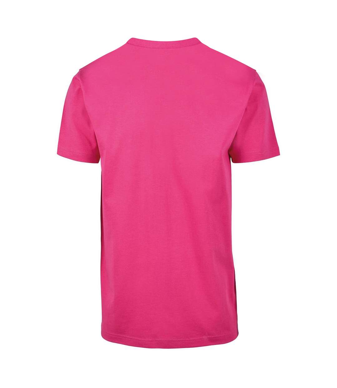 T-shirt à col rond homme rose vif Build your Brand