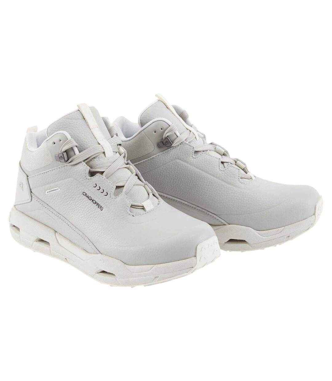 Chaussures Montantes De Randonnée À Lacets Adflex Eco Femme Gris Pâle Craghoppers-4