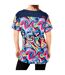 Womens/ladies adventurous ripple training t-shirt multicoloured OddBalls-2