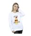 Disney Womens/Ladies Winnie The Pooh Happy Christmas Holly Sweatshirt (Blanc) - UTBI43038-2