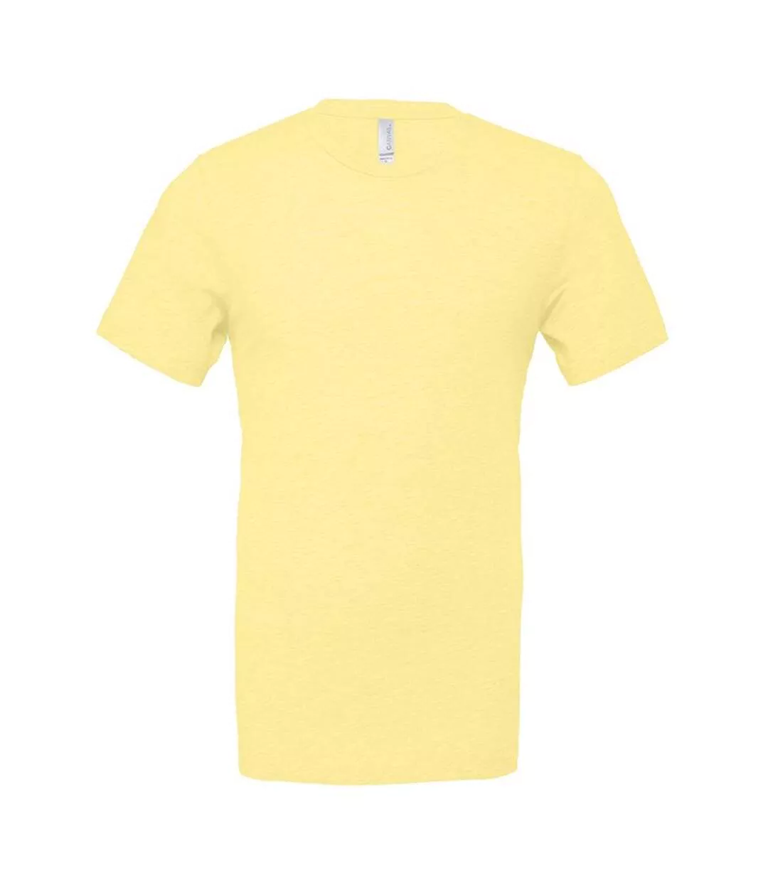 T-shirt Cvc Adulte Jaune Pâle Chiné Bella + Canvas-1