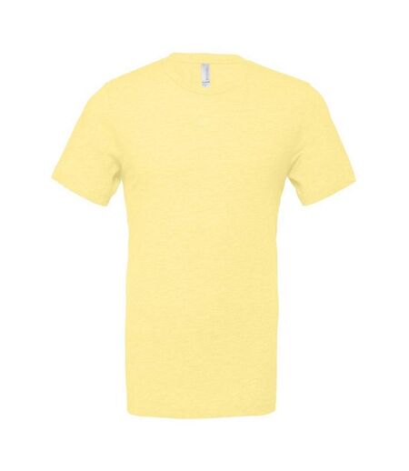 T-shirt cvc adulte jaune pâle chiné Bella + Canvas