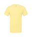 T-shirt cvc adulte jaune pâle chiné Bella + Canvas