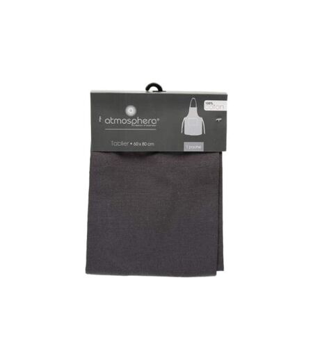 Tablier de Cuisine Coton 80cm Gris Foncé