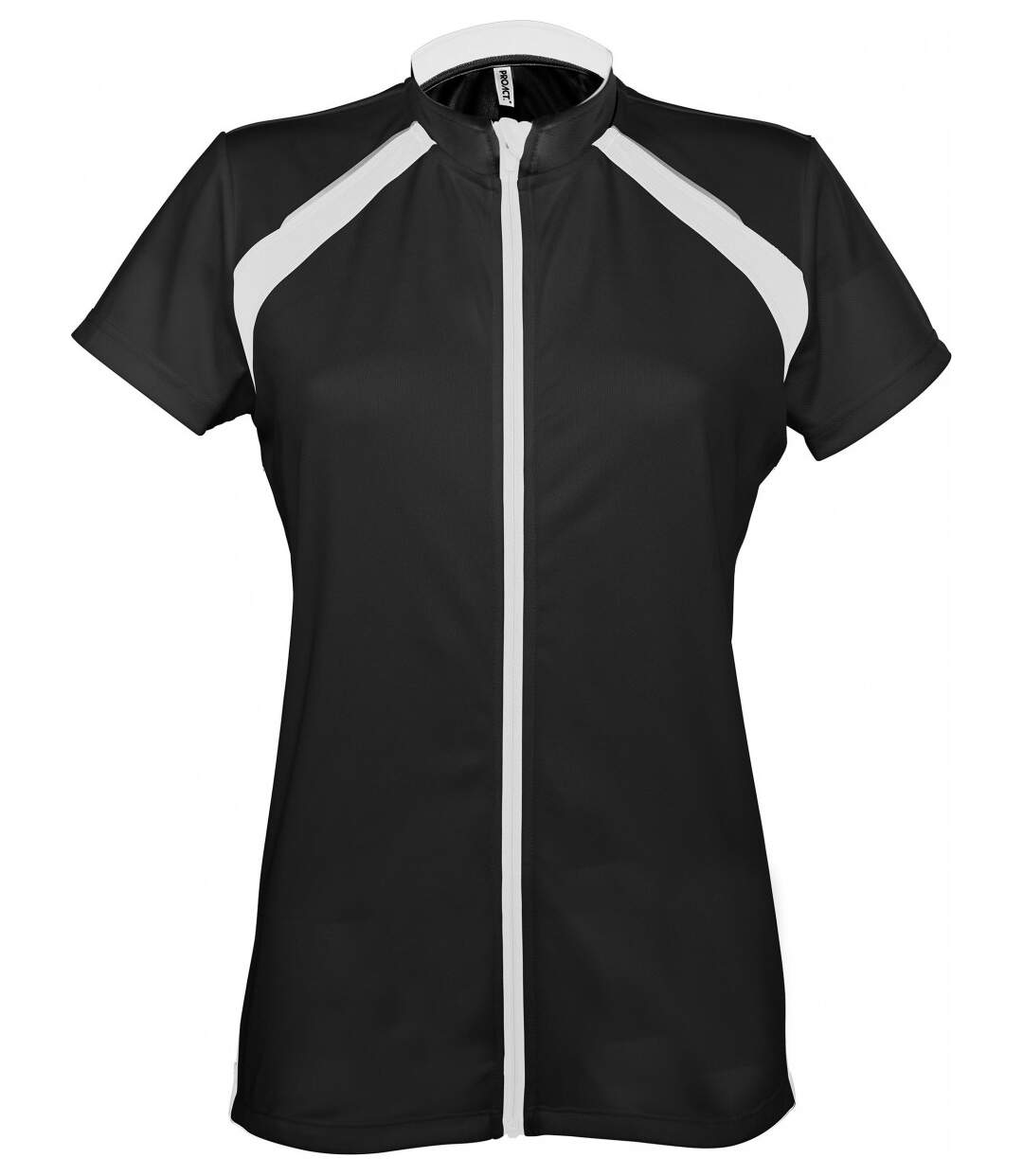 +++ FDS 23/07/24 +++ Maillot cycliste zippé femme - PA448 - noir - manches courtes-1