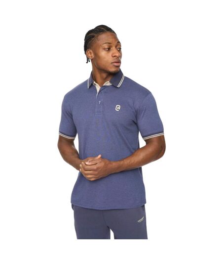 Polo Preece Homme Bleu Crosshatch