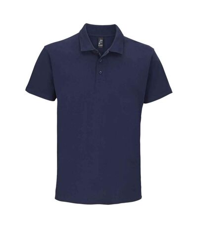 Summer ii polo à manches courtes homme bleu marine français SOLS