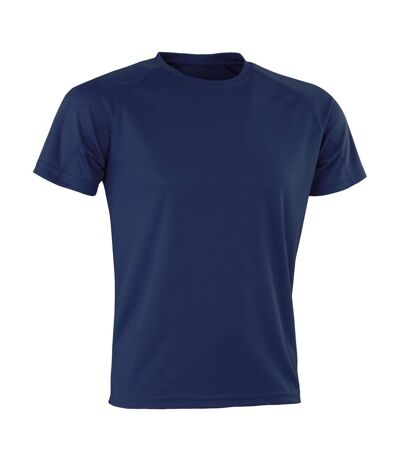 T-shirt impact aircool homme bleu marine Spiro Spiro